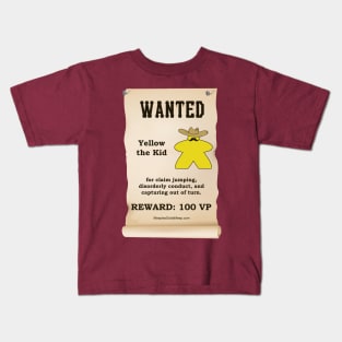 Wanted Yellow Kids T-Shirt